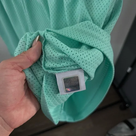 Eric Emanuel Tiffany blue white Mesh Athletic Shorts